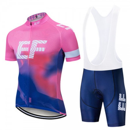 Tenue Maillot + Cuissard à Bretelles 2019 EF Education First Pro Cycling Femme N001